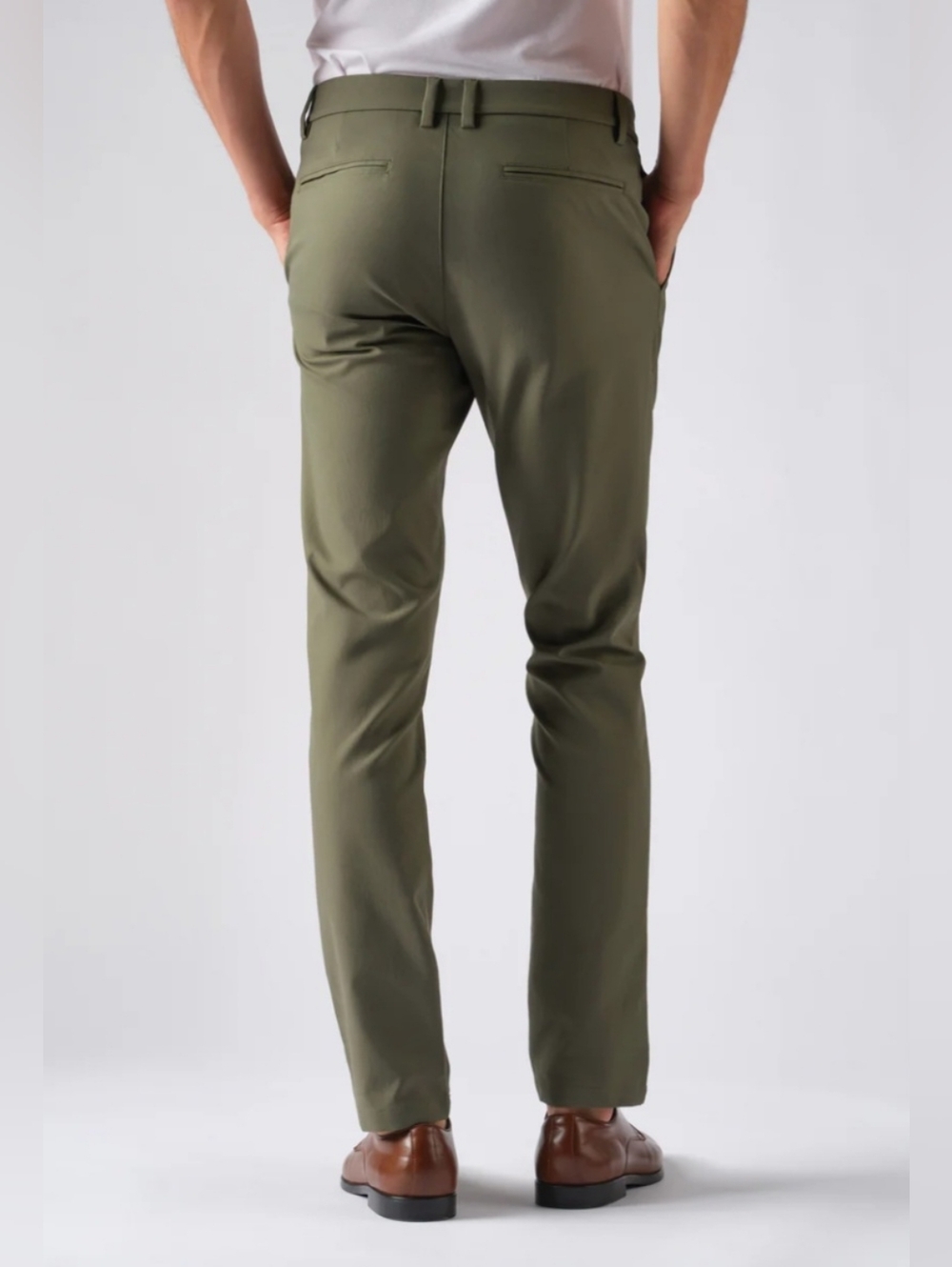 RHONE Slim Fit Pant Mens Size 34 With 4-way Stretch Wrinkle Resistant - Picture 2 of 13